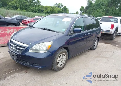 2007 Honda Odyssey Ex-L from USA, damaged, VIN 5FNRL38627B003616